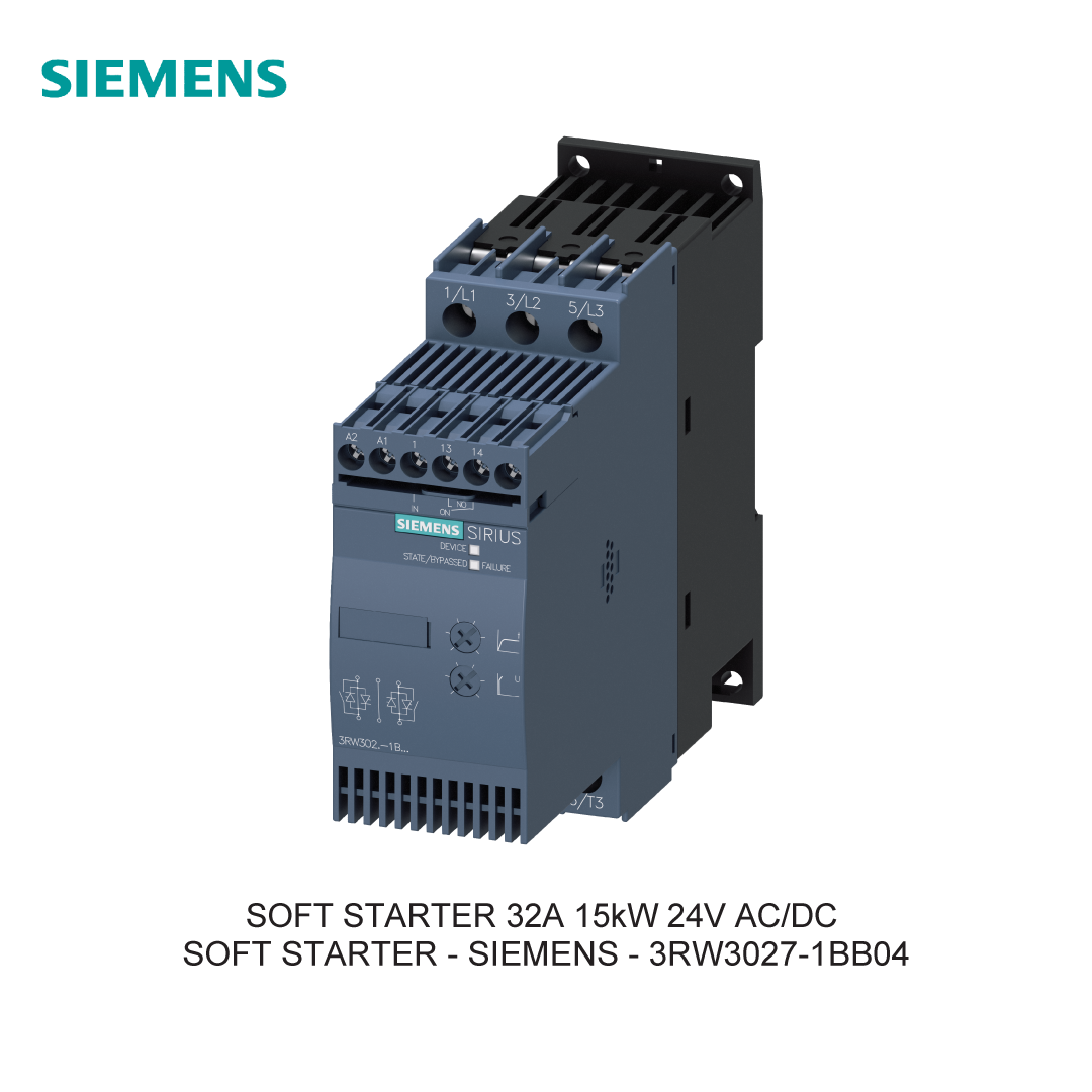 SOFT STARTER 32A 15kW 24V AC/DC