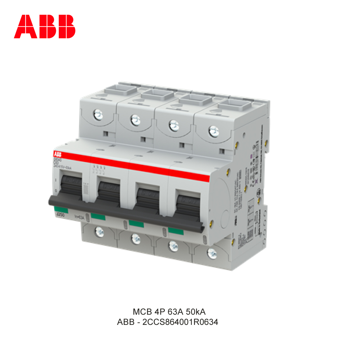 MCB 4P 63A 50kA KURVA C