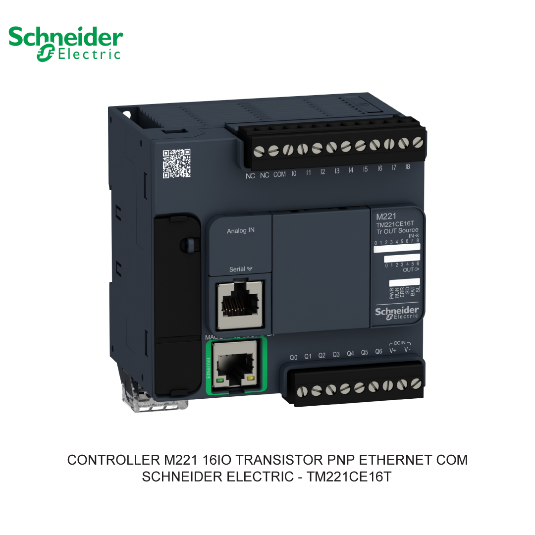 CONTROLLER M221 16IO TRANSISTOR PNP ETHERNET COM
