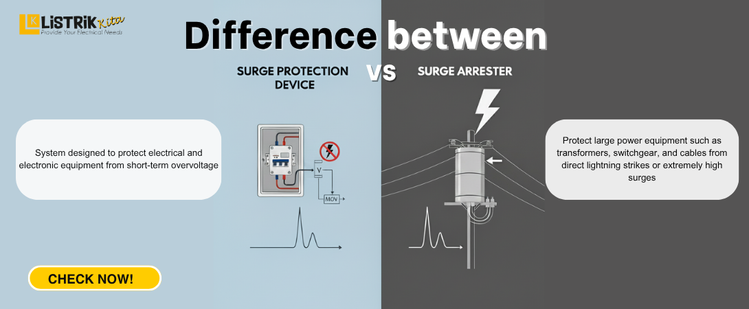 Difference Between Surge Arrester and Surge Protector