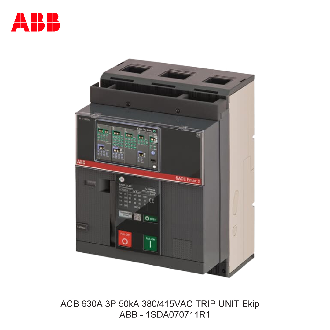 ACB 800A 4P 100kA 380/415VAC TRIP UNIT Ekip DIP ABB