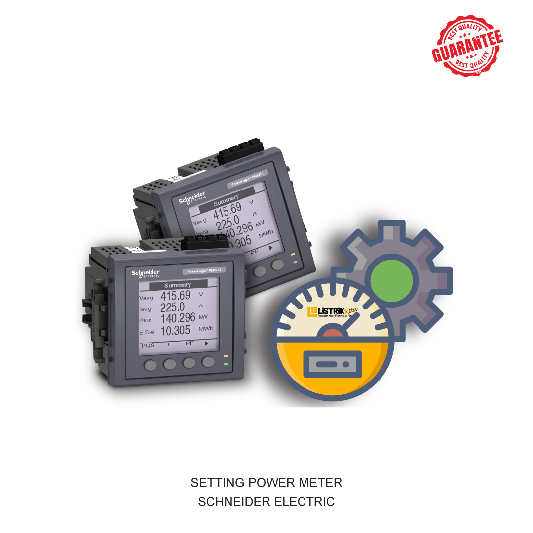 SETTING POWER METER SCHNEIDER ELECTRIC