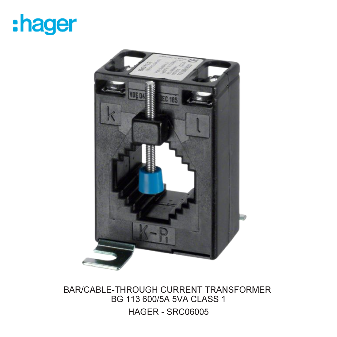 BAR/CABLE-THROUGH CURRENT TRANSFORMER BG 113 600/5A 5VA CLASS 1
