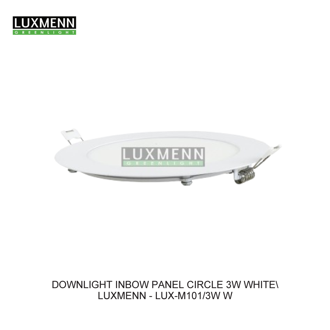 DOWNLIGHT INBOW PANEL CIRCLE 3W WHITE