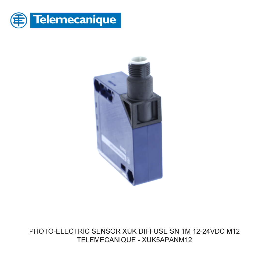 PHOTO-ELECTRIC SENSOR XUK DIFFUSE SN 1M 12-24VDC M12