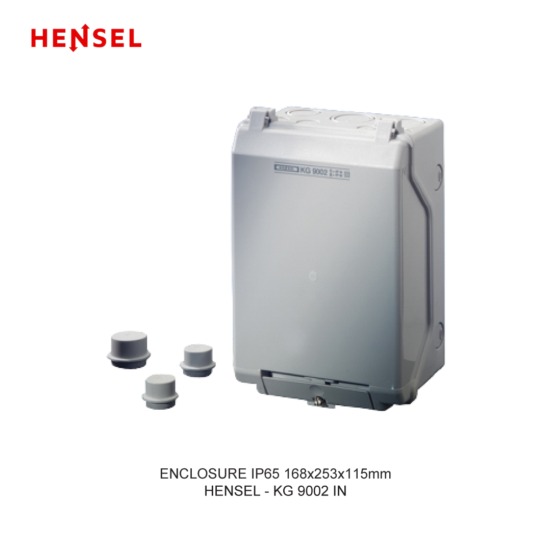 ENCLOSURE IP65 168x253x115mm
