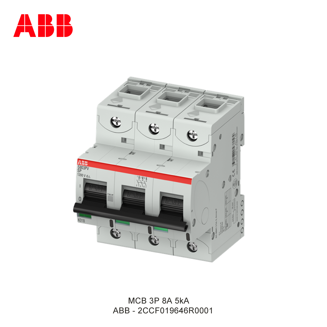 MCB 3P 8A 5kA