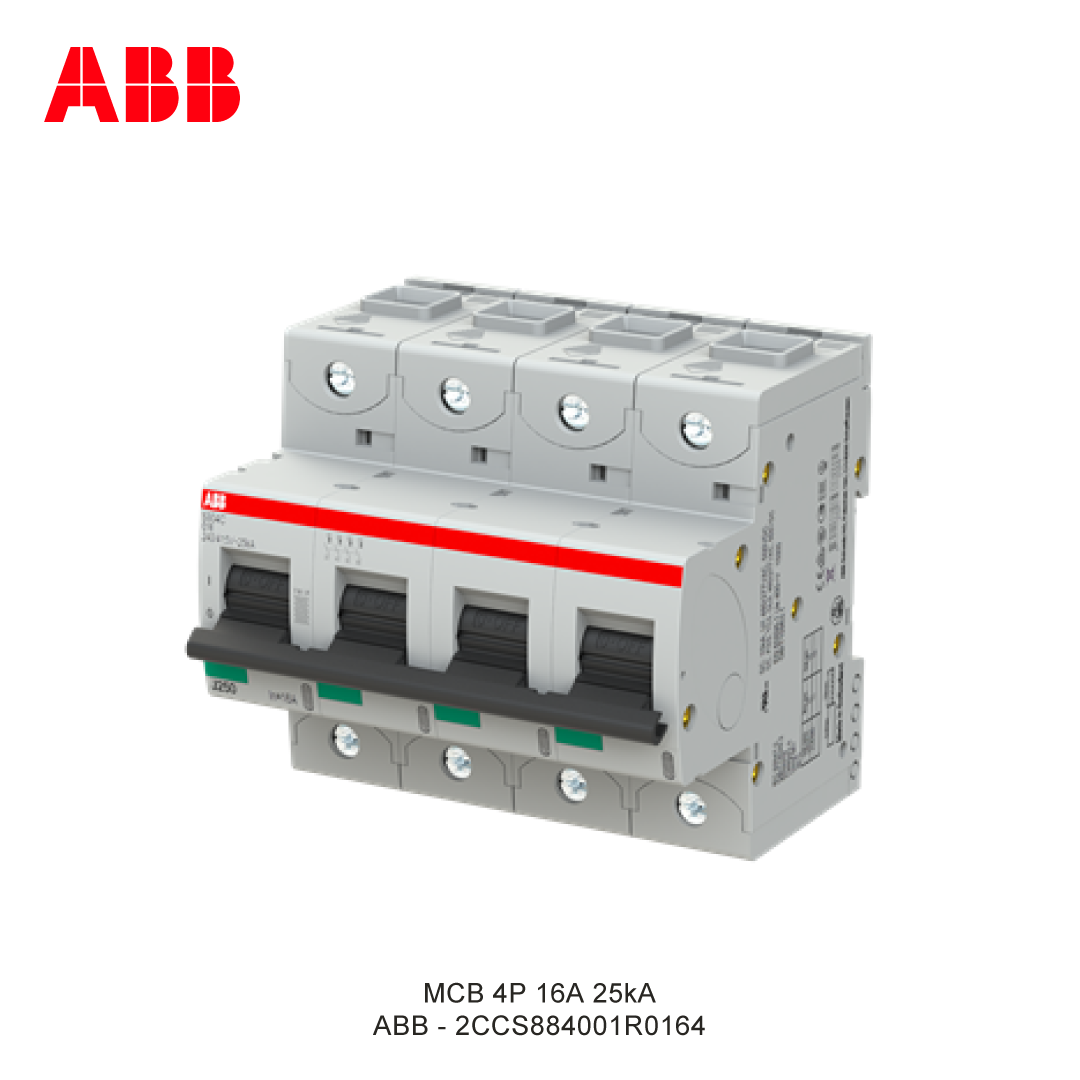 MCB 4P 16A 25kA KURVA C
