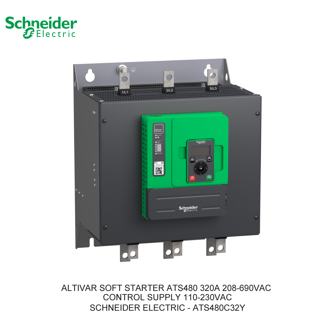 ALTIVAR SOFT STARTER ATS480 320A 208-690VAC CONTROL SUPPLY 110-230VAC