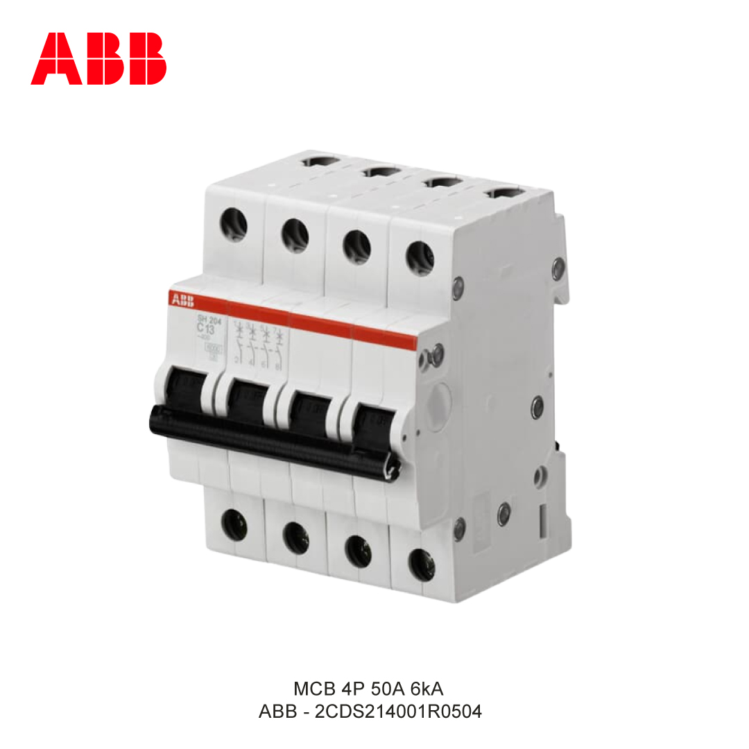 MCB 4P 50A 6kA KURVA C