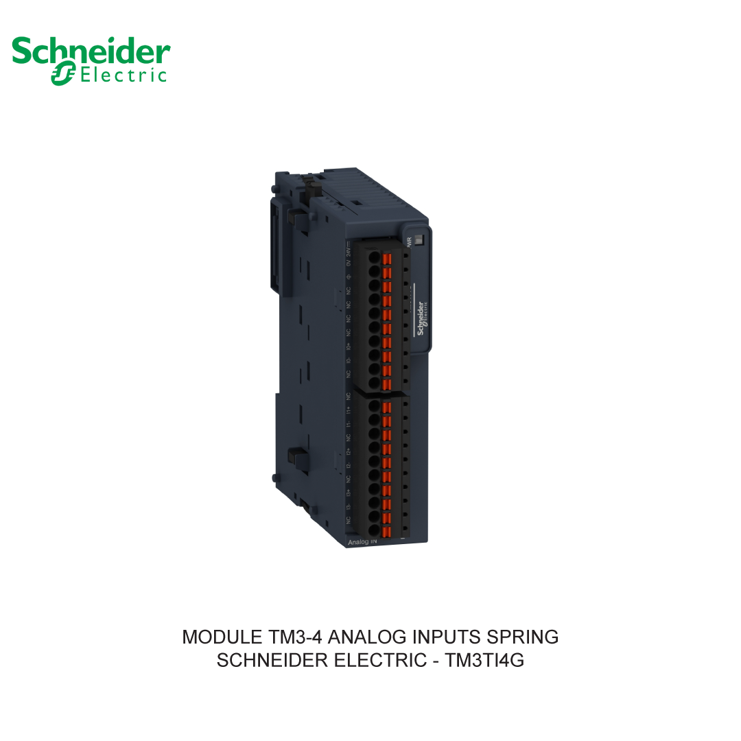 MODULE TM3-4 ANALOG INPUTS SPRING