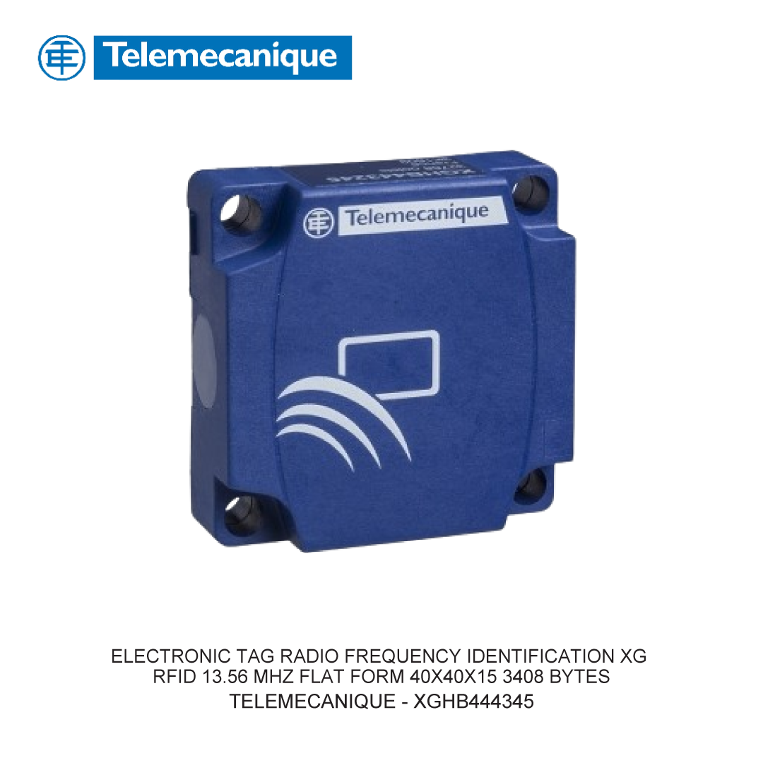 ELECTRONIC TAG RADIO FREQUENCY IDENTIFICATION XG RFID 13.56 MHZ FLAT FORM 40X40X15 3408 BYTES