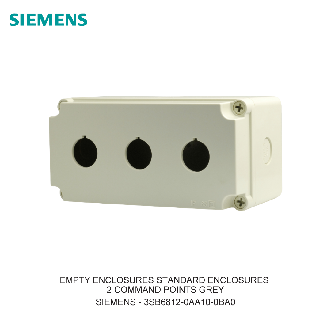 EMPTY ENCLOSURES STANDARD ENCLOSURES 2 COMMAND POINTS GREY