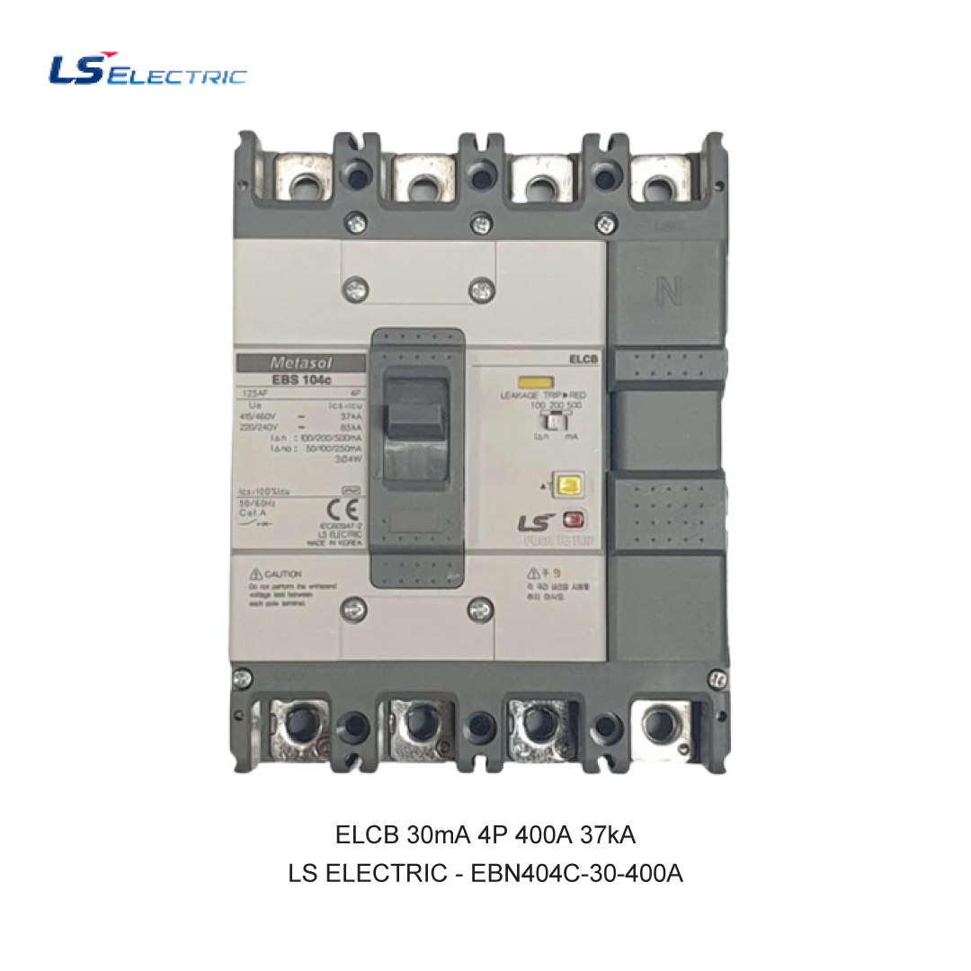 ELCB 30mA 4P 400A 37kA