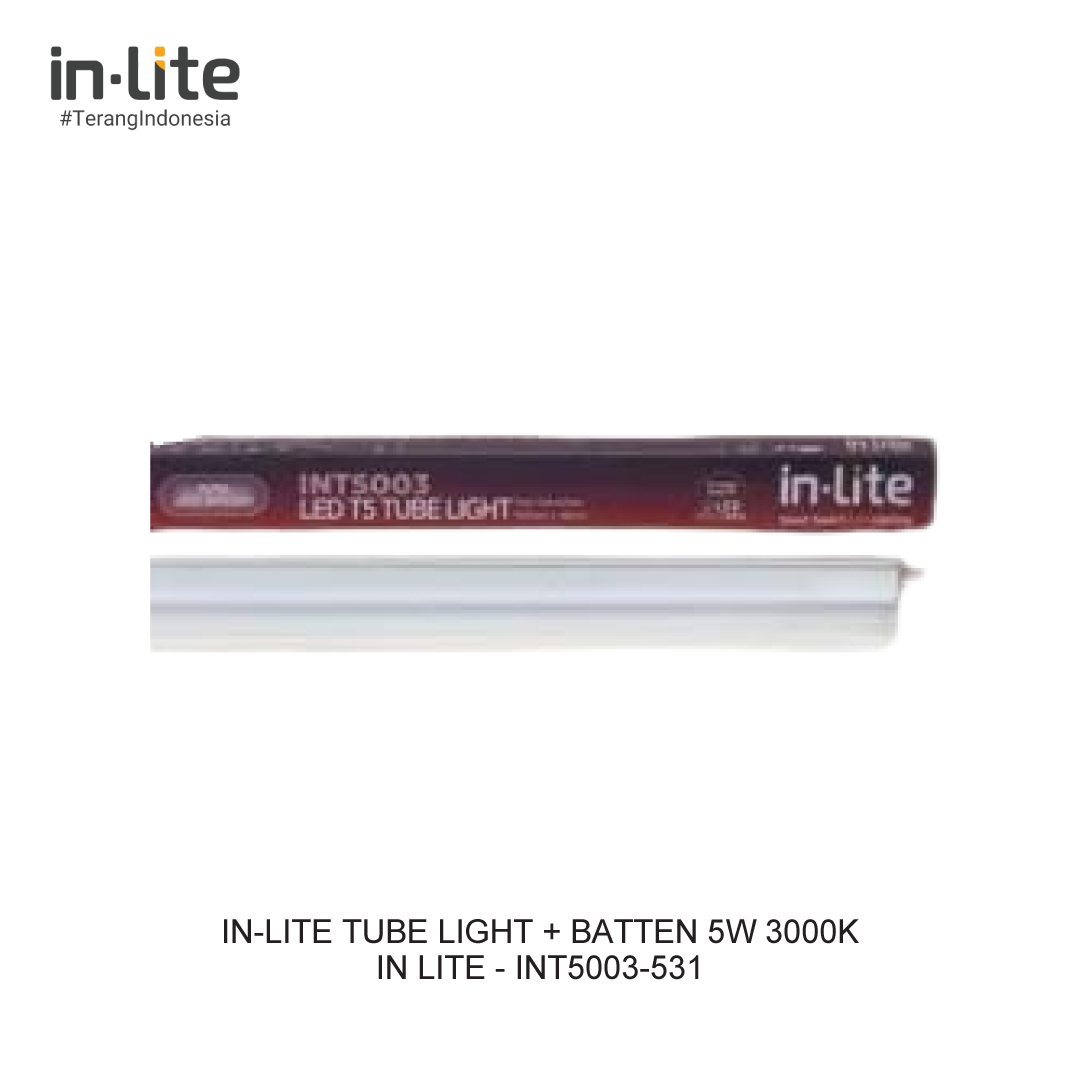 IN-LITE TUBE LIGHT + BATTEN 5W 3000K
