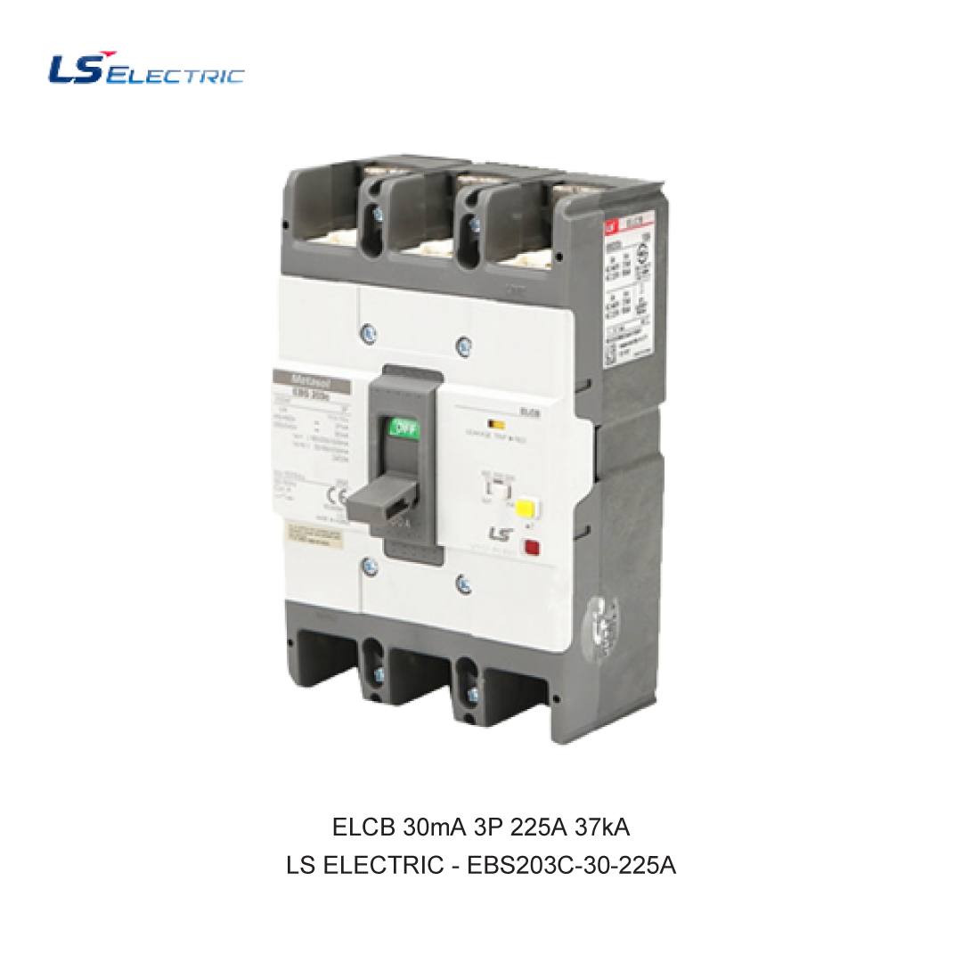 ELCB 30mA 3P 225A 37kA