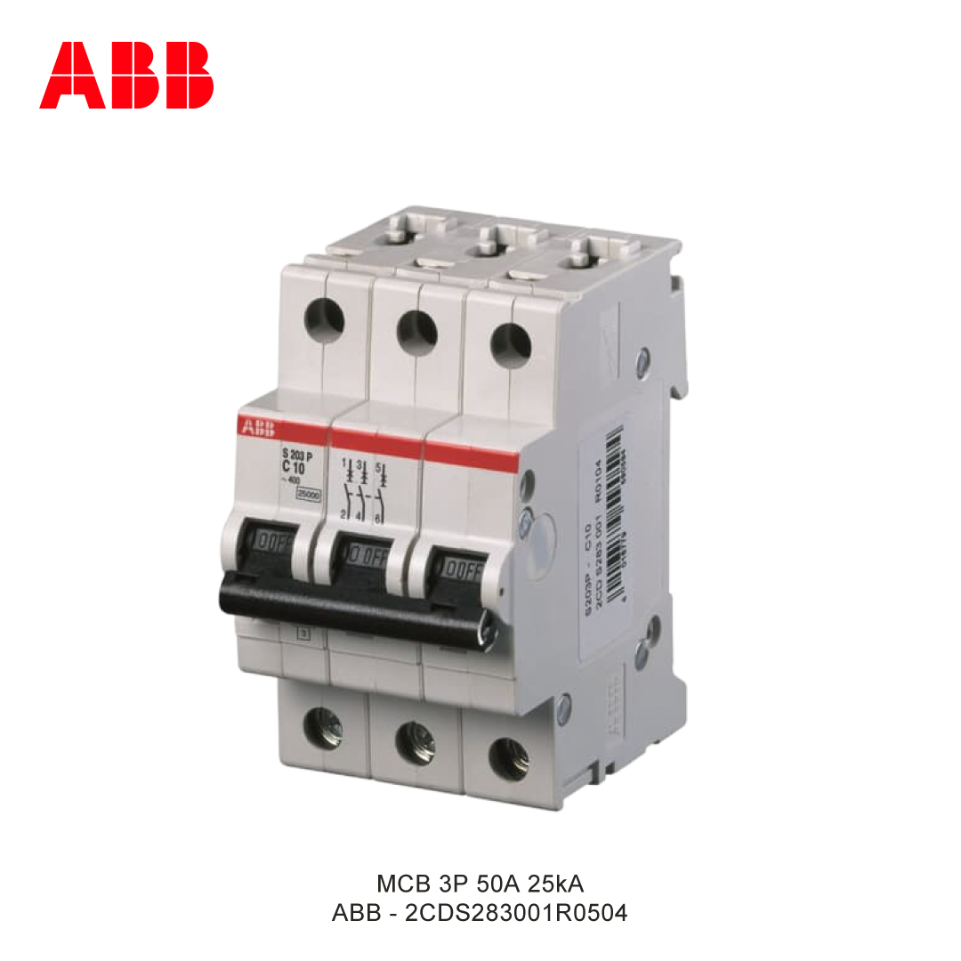MCB 3P 50A 25kA