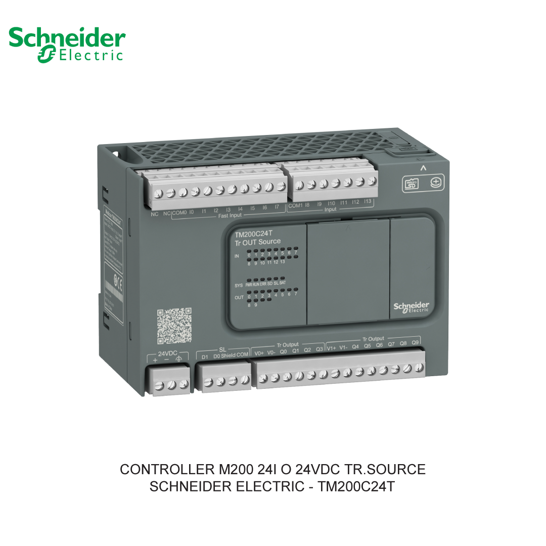 CONTROLLER M200 24I O 24VDC TR.SOURCE