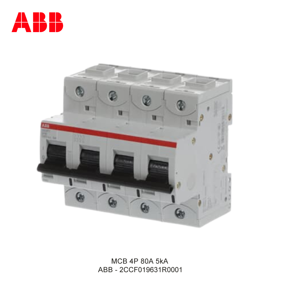 MCB 4P 80A 5kA
