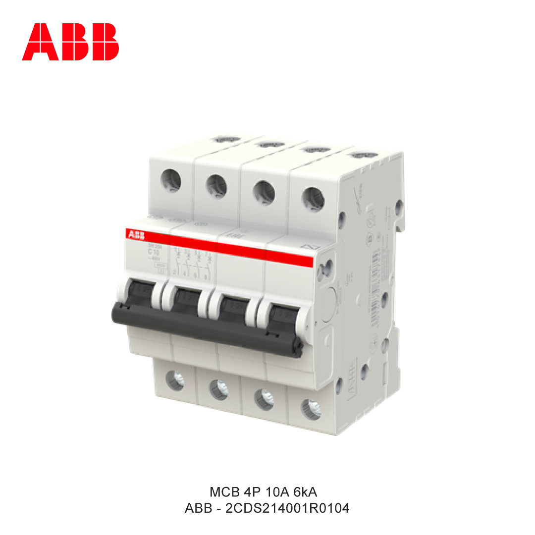 MCB 4P 10A 6kA KURVA C