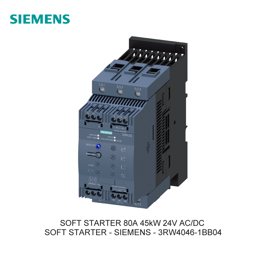 SOFT STARTER 80A 45kW 24V AC/DC
