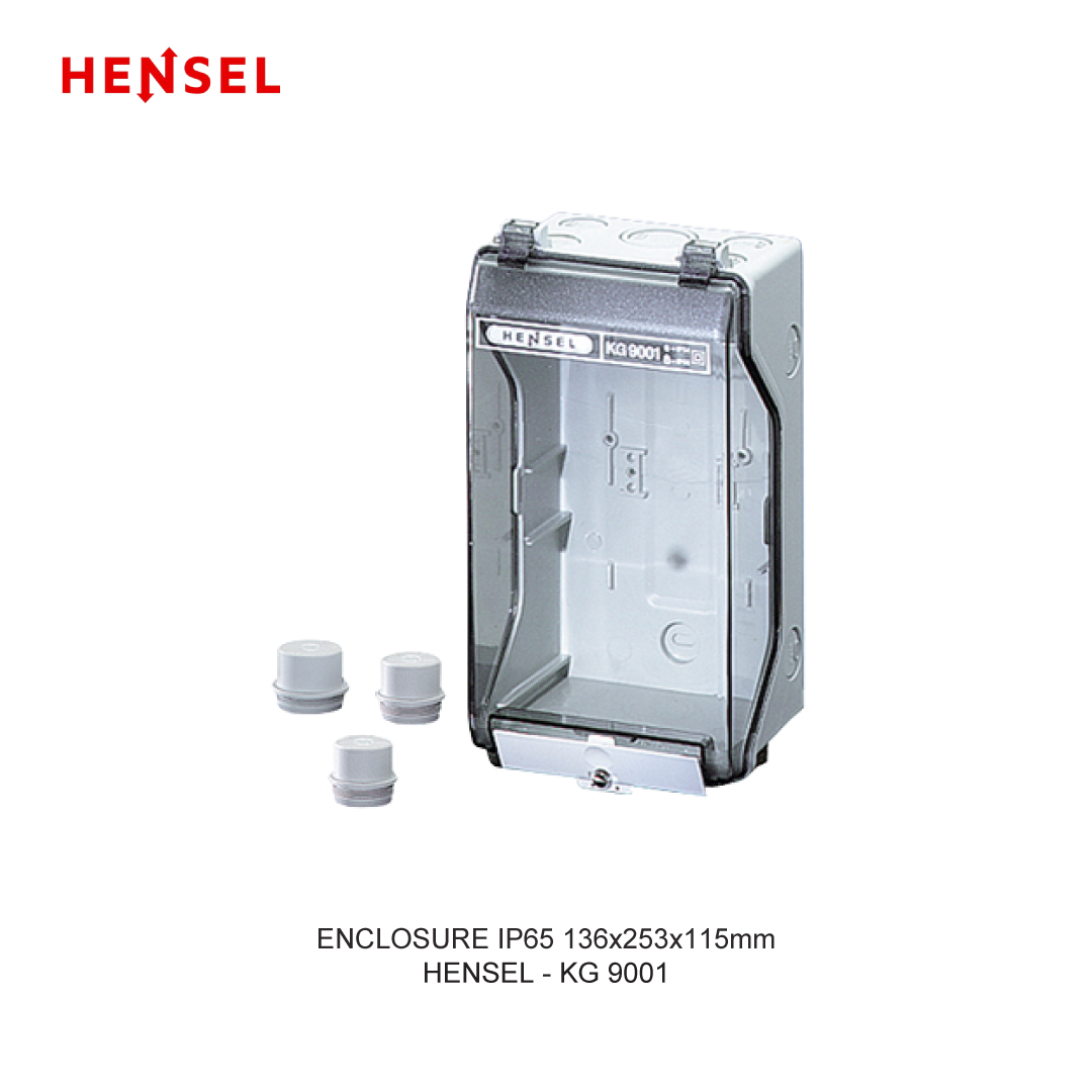 ENCLOSURE IP65 136x253x115mm
