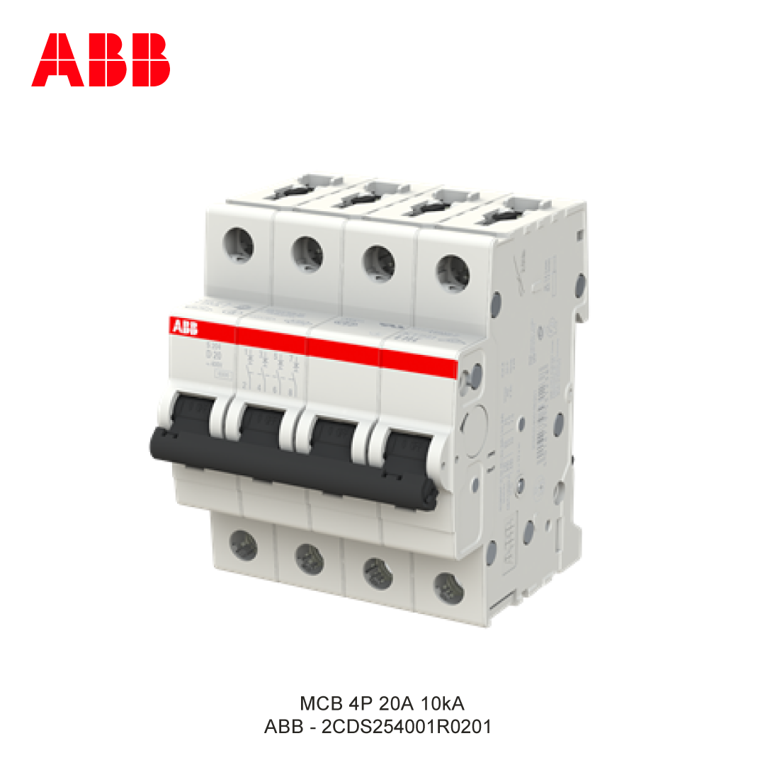 MCB 4P 20A 6kA/10kA KURVA D