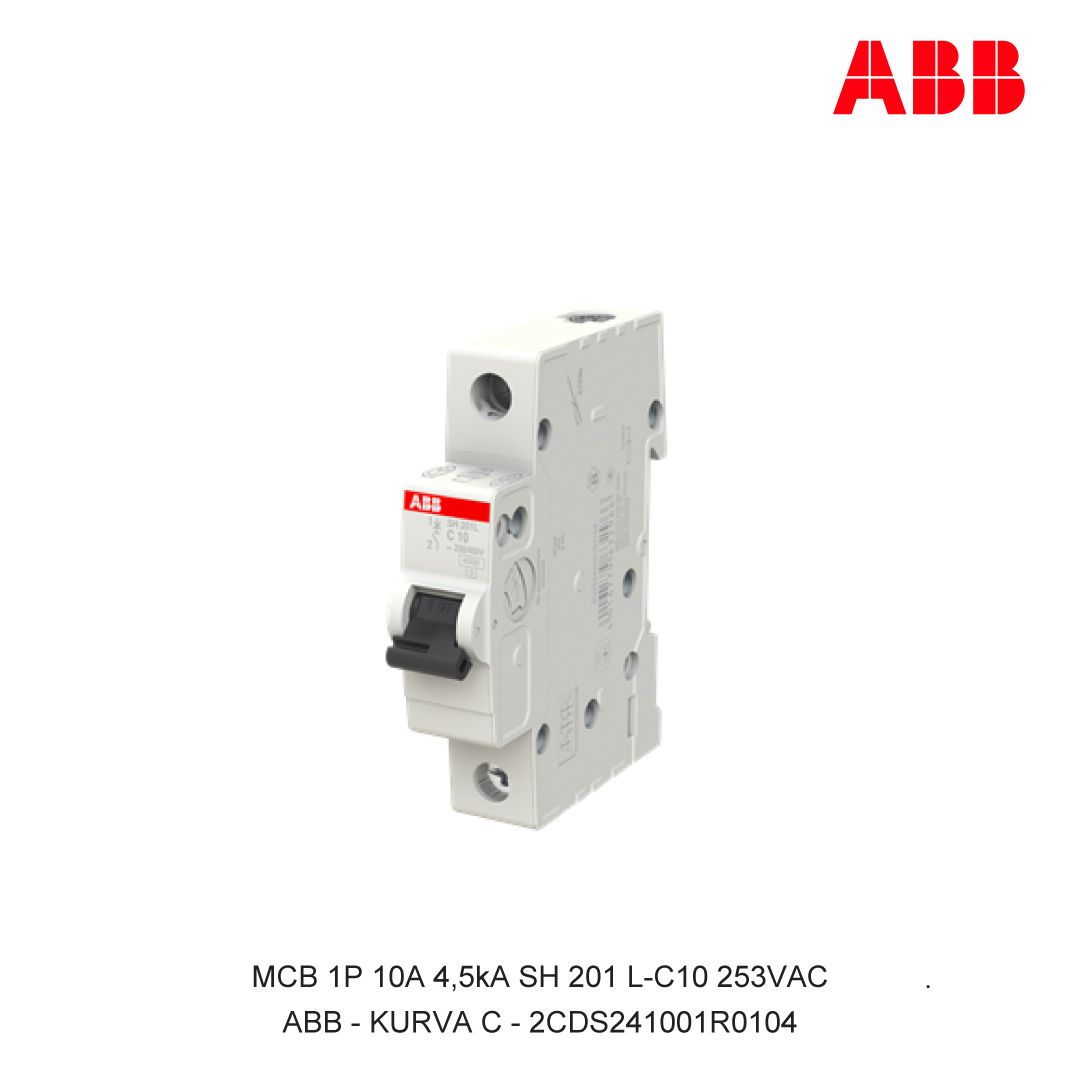 MCB 1P 10A 4,5kA KURVA C
