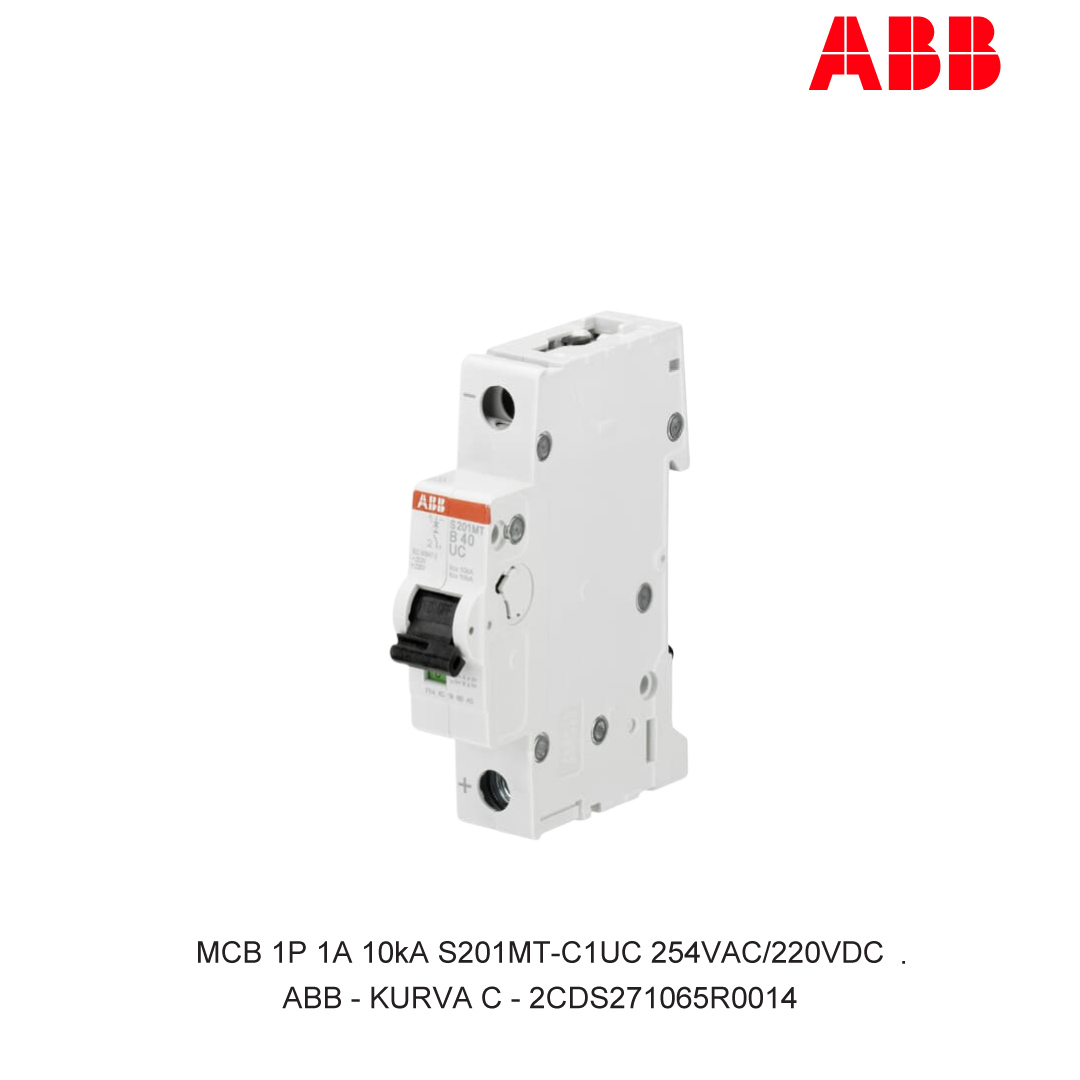 MCB 1P 1A 10kA KURVA C