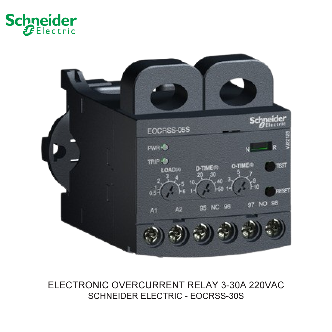 ELECTRONIC OVERCURRENT RELAY 3-30A 220VAC