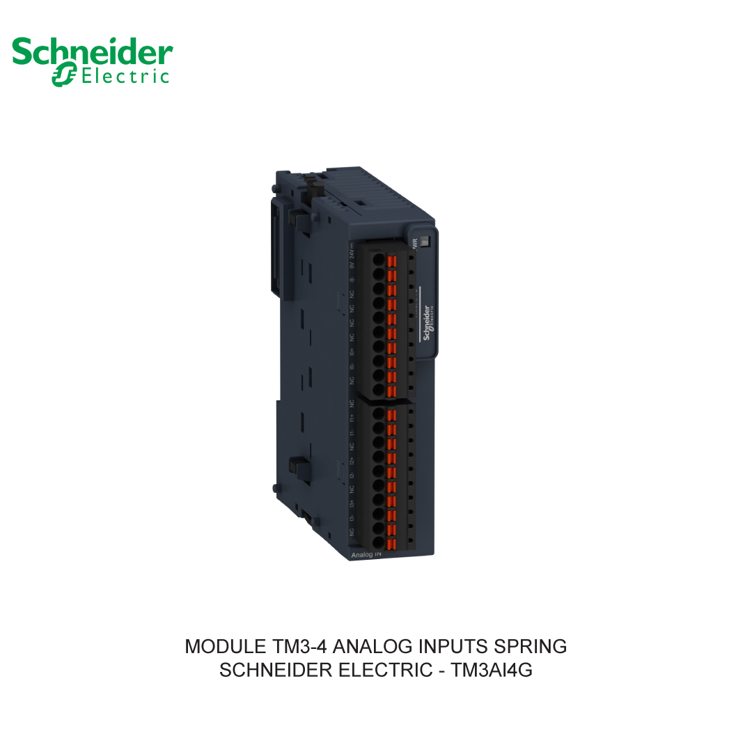 MODULE TM3-4 ANALOG INPUTS SPRING