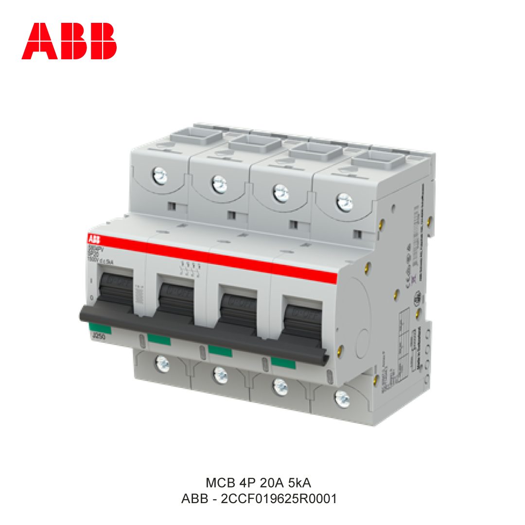 MCB 4P 20A 5kA
