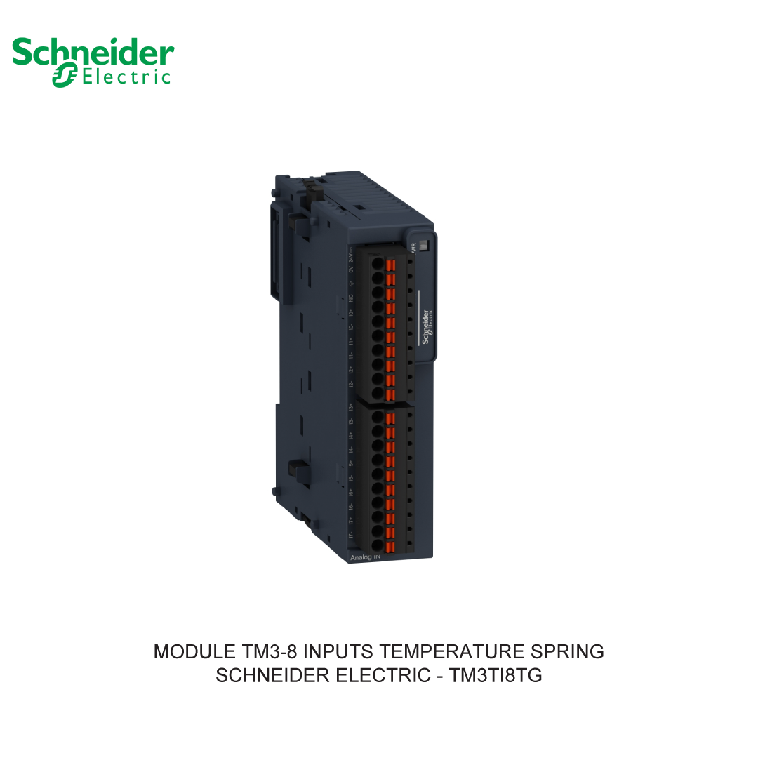 MODULE TM3-8 INPUTS TEMPERATURE SPRING