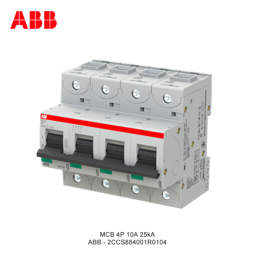 MCB 4P 10A 25kA KURVA C