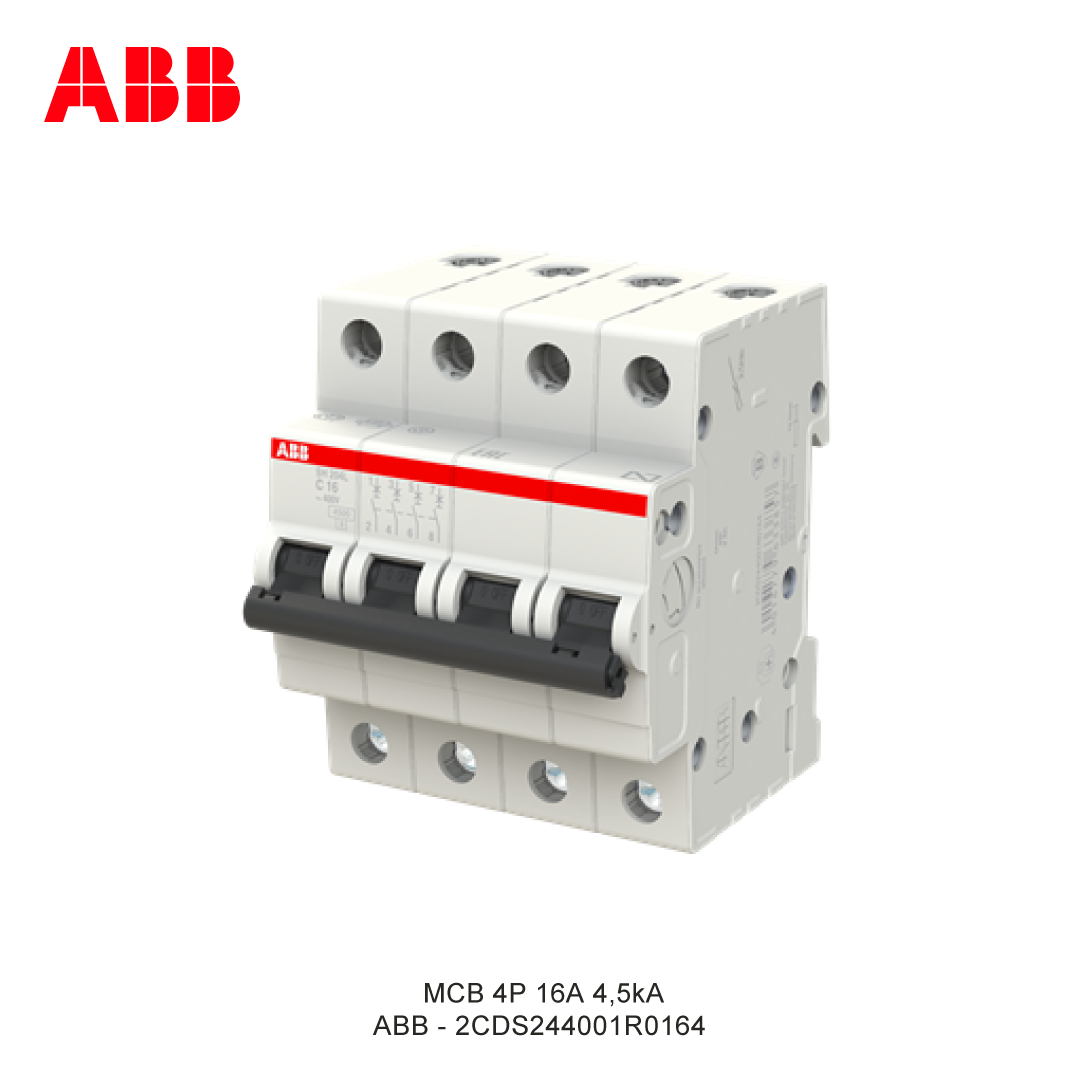 MCB 4P 16A 4,5kA KURVA C