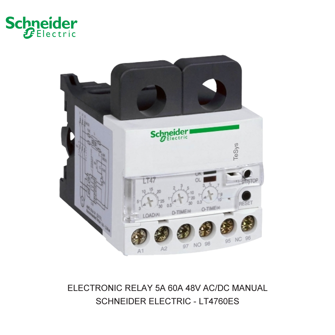 ELECTRONIC RELAY 5A 60A 48V AC/DC MANUAL