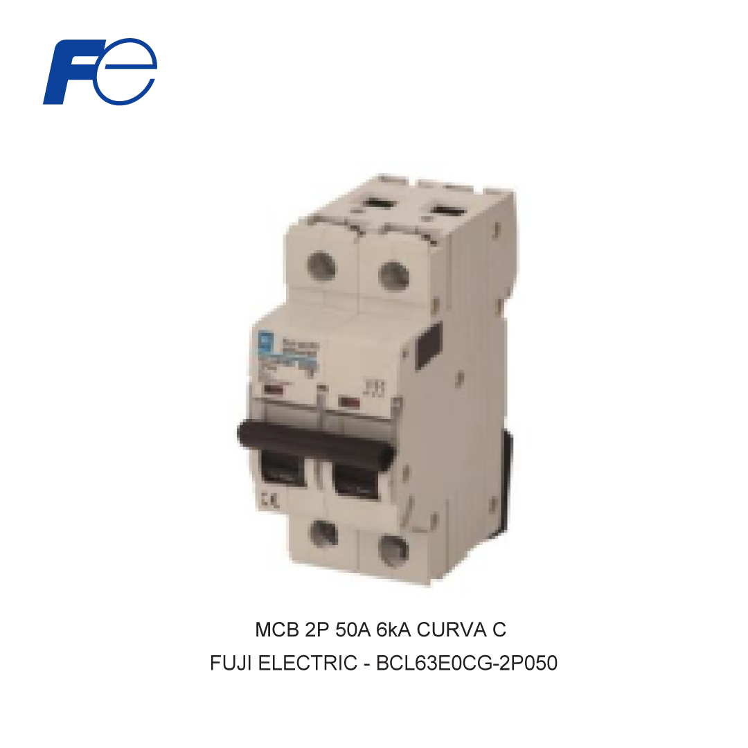 MCB 2P 50A 6kA KURVA C