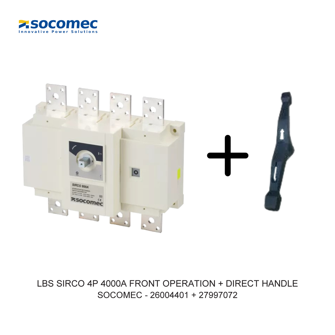 LBS SIRCO 4P 4000A FRONT OPERATION + DIRECT HANDLE