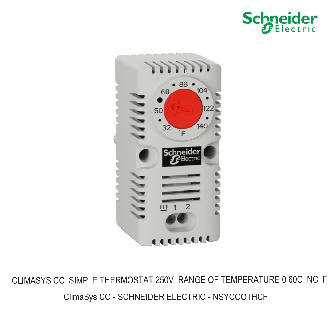 CLIMASYS CC  SIMPLE THERMOSTAT 250V  RANGE OF TEMPERATURE 0 60C  NC  F