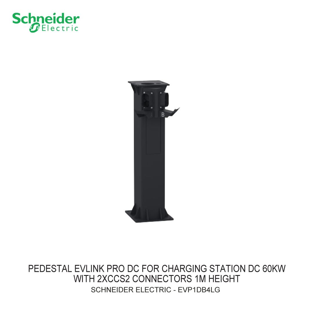 PEDESTAL EVLINK PRO DC FOR CHARGING STATION DC 60KW WITH 2XCCS2 CONNECTORS 1M HEIGHT