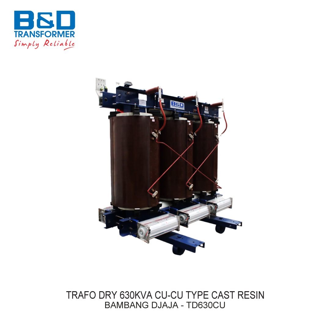 TRAFO DRY 630KVA CU-CU TYPE CAST RESIN B&D