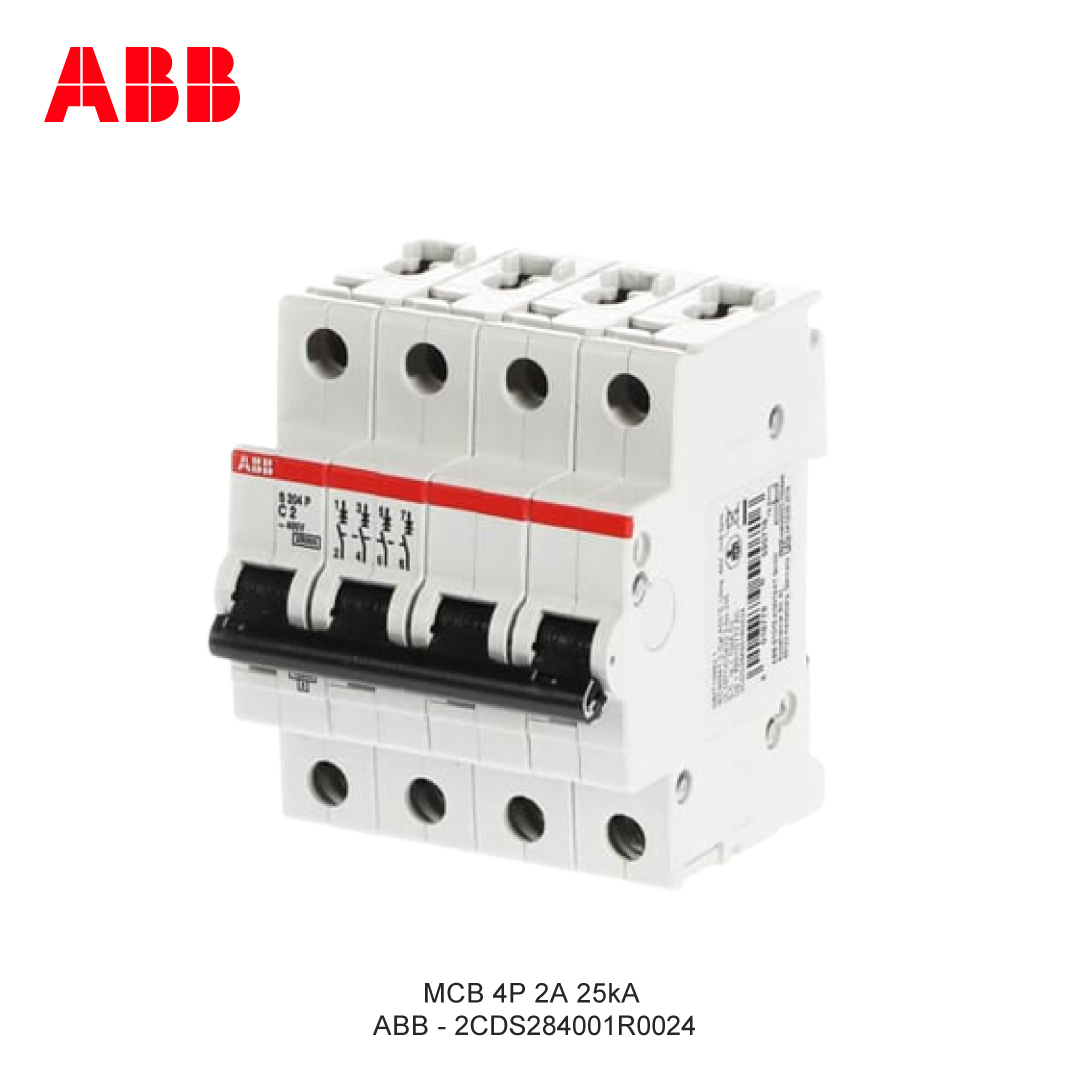 MCB 4P 2A 25kA