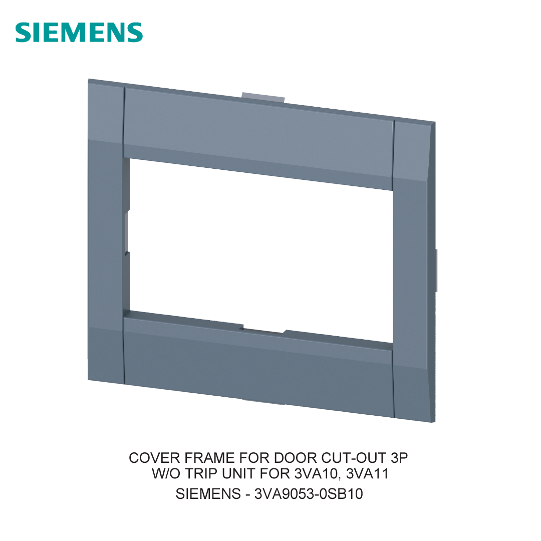 COVER FRAME FOR DOOR CUT-OUT 3P W/O TRIP UNIT FOR 3VA10, 3VA11