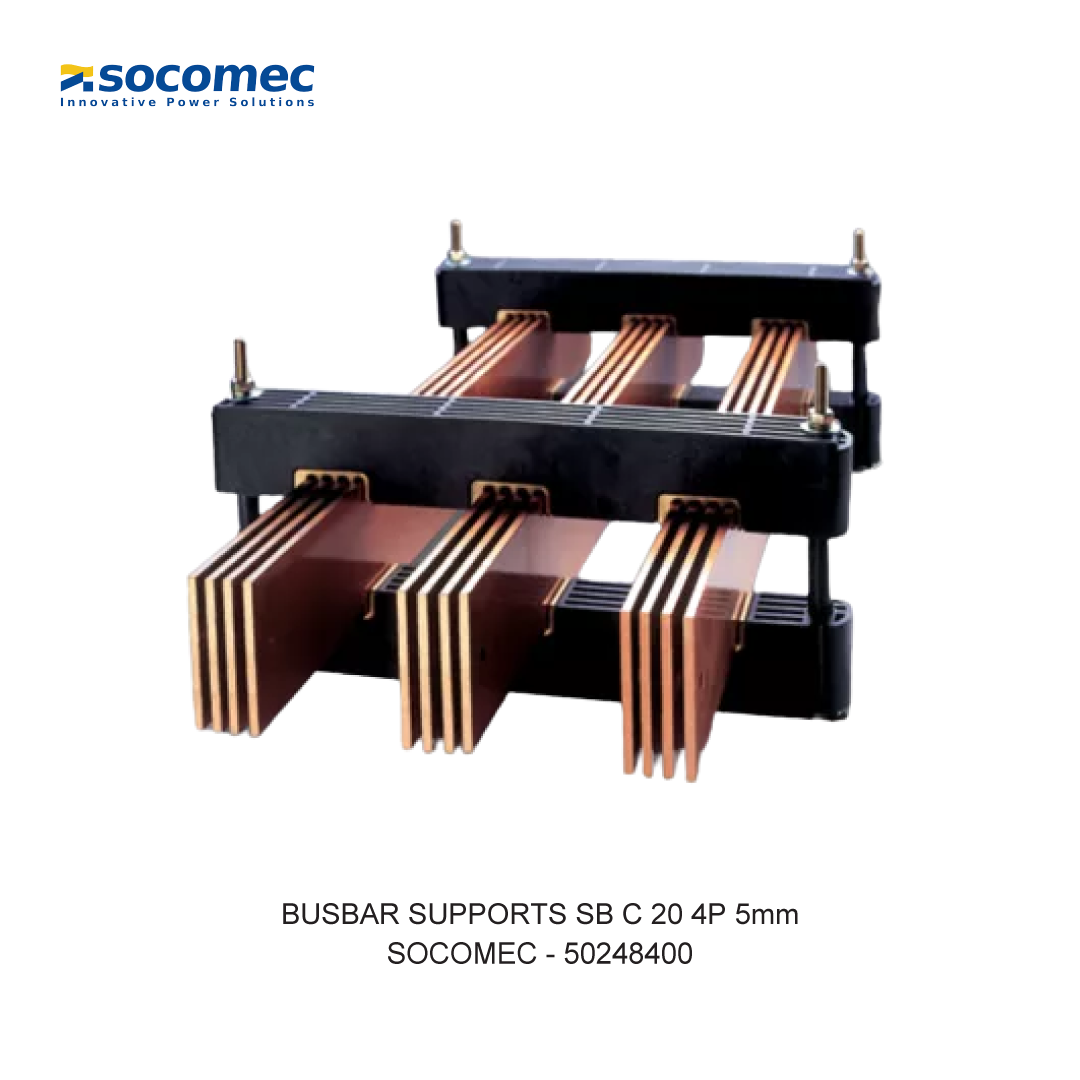 BUSBAR SUPPORTS SB C 20 4P 5mm