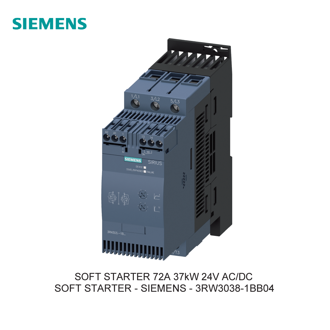 SOFT STARTER 72A 37kW 24V AC/DC
