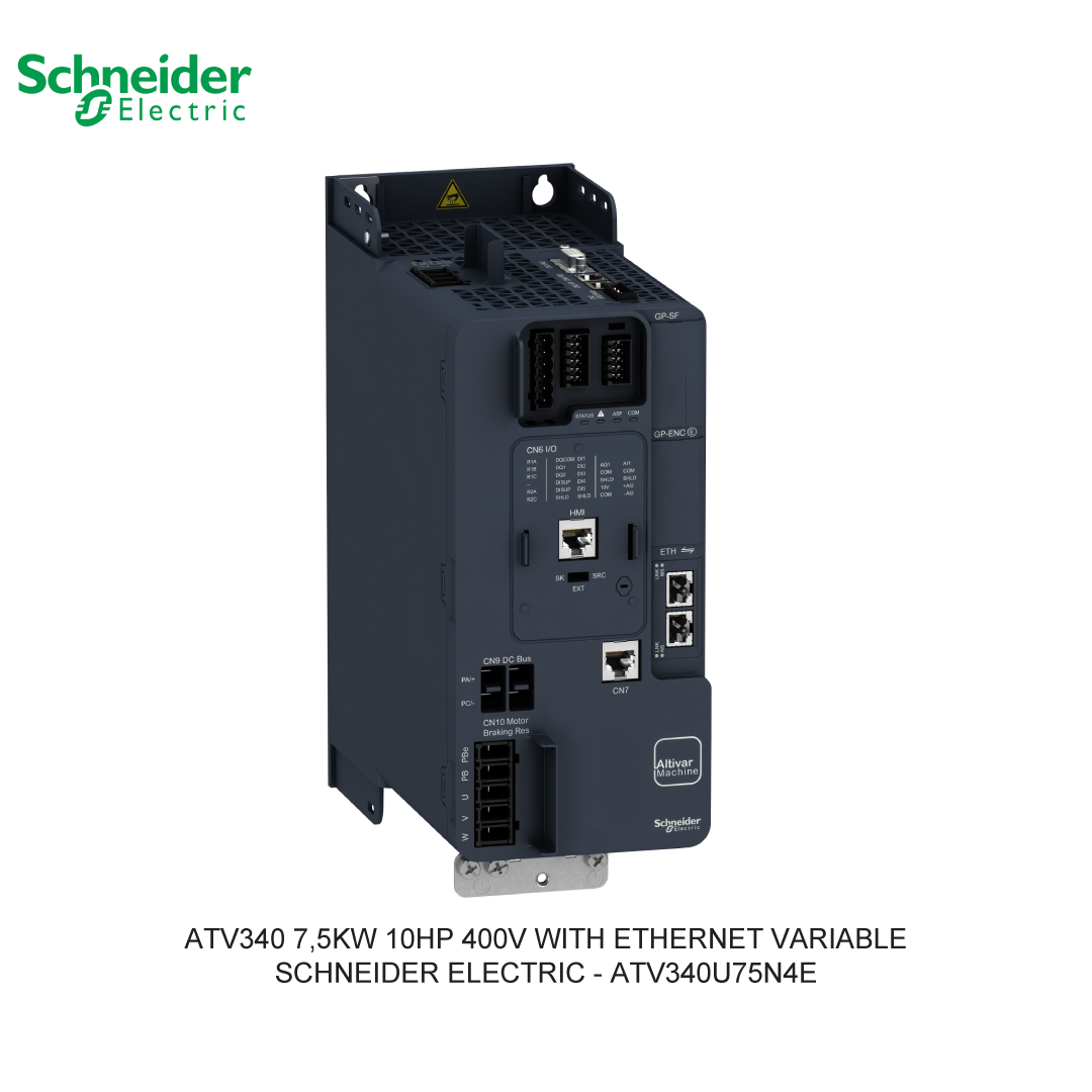 ATV340 7,5KW 10HP 400V WITH ETHERNET VARIABLE