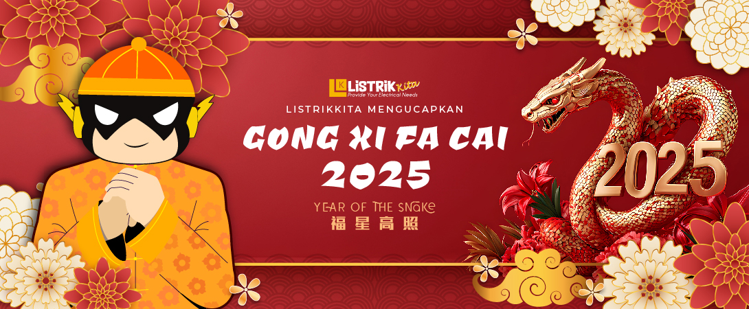 Listrik Kita Mengucapkan Selamat Tahun Baru Imlek 2025!