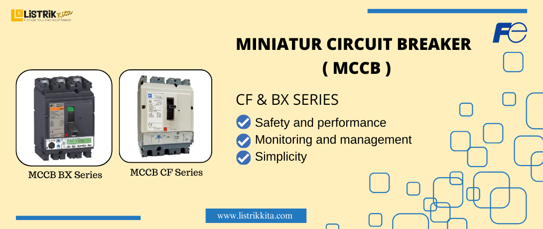 MCCB CF & BX Seri Adjustable Fuji Electric