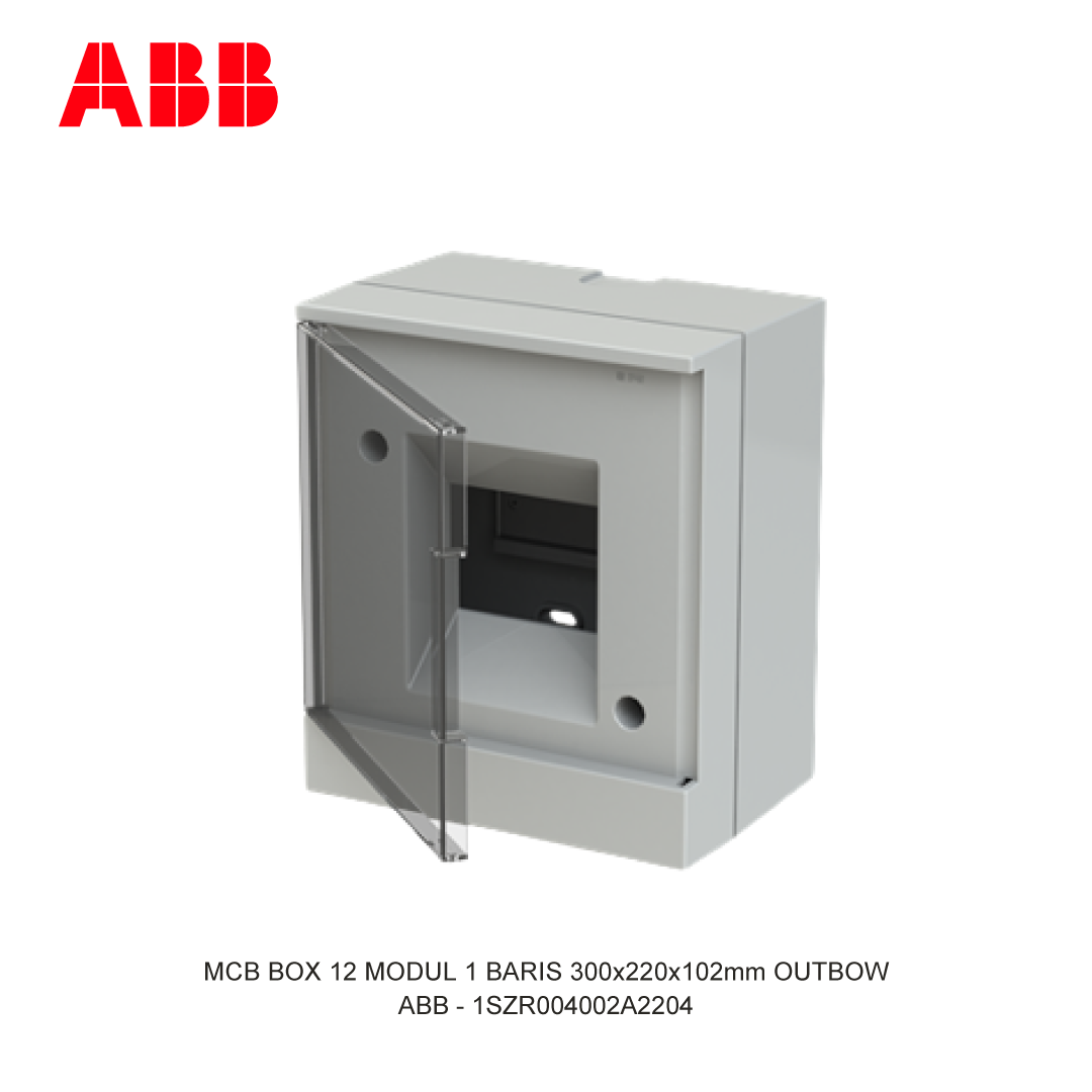 MCB BOX 12 MODUL 1 BARIS 300x220x102mm OUTBOW