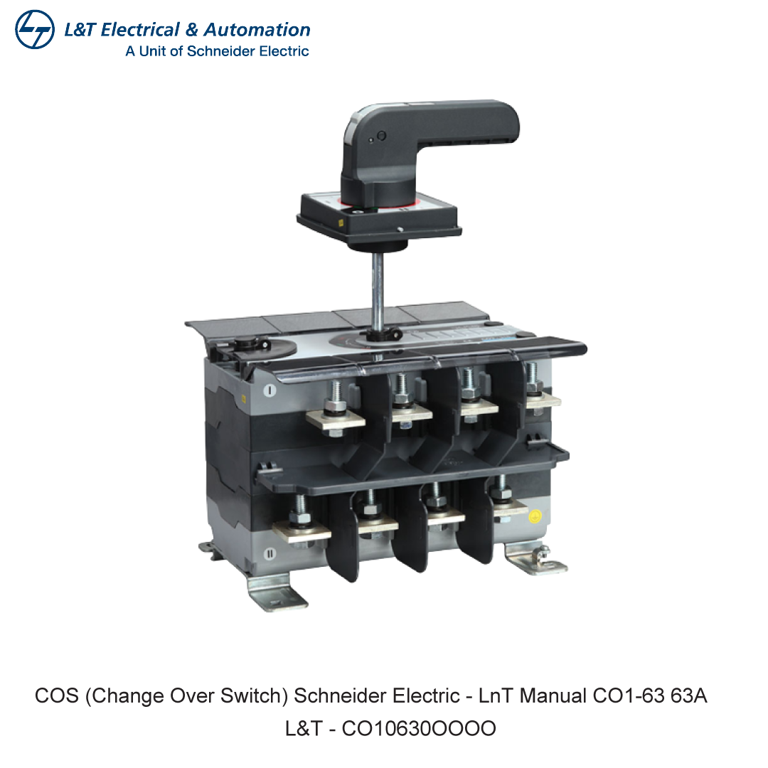 COS (Change Over Switch) Schneider Electric - LnT Manual CO1-63 63A
